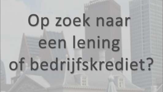 Zakelijk geld lenen zonder jaarcijfers Zakelijk geld lenen zonder jaarcijfers